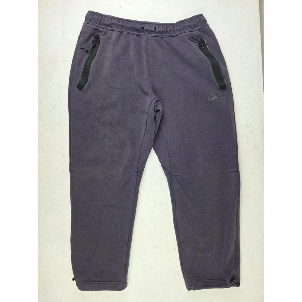 Nike Sportswear Men's Size‎ X-LARGE Tech Fleece Purple Pants Sweatpants *READ*